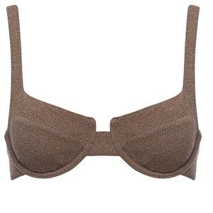 Vetchy gold laguna bikini top, size large